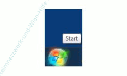 Windows 7 Heimnetzwerk Tutorial: Heimnetzgruppe einrichten - Start-Button