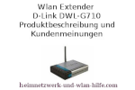 Wlan Extender D-Link DWL-G710 - Produktbeschreibung und Kundenmeinungen