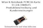 Wlan N Notebook PCMCIA-Karte D-Link DWA645 - Produktbeschreibung und Kundenmeinungen