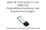 Wlan N USB-Stick D-Link DWA160 - Produktbeschreibung und Kundenmeinungen