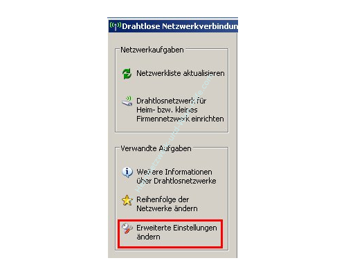 Netzwerk-Tutorial: Wlan-Netzwerkadapter einrichten und konfigurieren! Fenster Drahtlosnetzwerke auswählen - Erweiterte Einstellungen