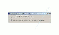 Wlan-Netzwerk Anleitungen: Wlan-Netzwerkkarte konfigurieren! Fenster Wlan-Adapter Eigenschaften - Häkchen bei Windows zum Konfigurieren der Einstellungen verwenden