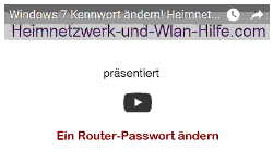 Youtube Video Tutorial - Ein Router-Passwort ändern