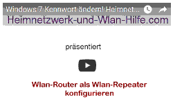 Youtube Video Tutorial - Wlan-Router als Wlan-Repeater konfigurieren