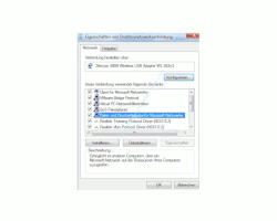 Windows Netzwerk Anleitungen und Tutorials: Auf Windows 7 Ordner und Dateien gemeinsam zugreifen - Eigenschaften der Netzwerkverbindung - Datei- und Druckerfreigabe