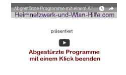 Youtube Video Tutorial - Abgestürzte Programme mit einem Klick beenden