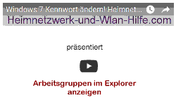 Youtube Video Tutorial - Arbeitsgruppen im Explorer anzeigen