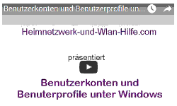 Youtube Video Tutorial - Benutzerkonten und Benutzerprofile unter Windows 7