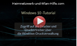 Zugriff auf Drucker und Druckertreiber über die Windows 10 Druckverwaltung - Youtube Video Windows 10 Tutorial